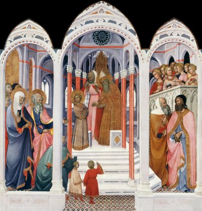 The Presentation of the Virgin Mary in the Temple of Jerusalem by Paolo di Giovanni Fei